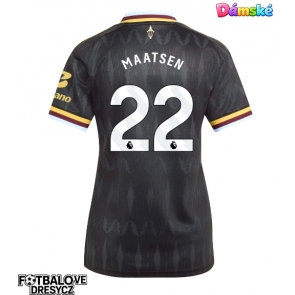 Aston Villa Ian Maatsen #22 Dámské Venkovní Dres 2026-27 Krátký Rukáv Aston Villa Ian Maatsen #22 Dámské Venkovní Dres 2026-27 Krátký Rukáv